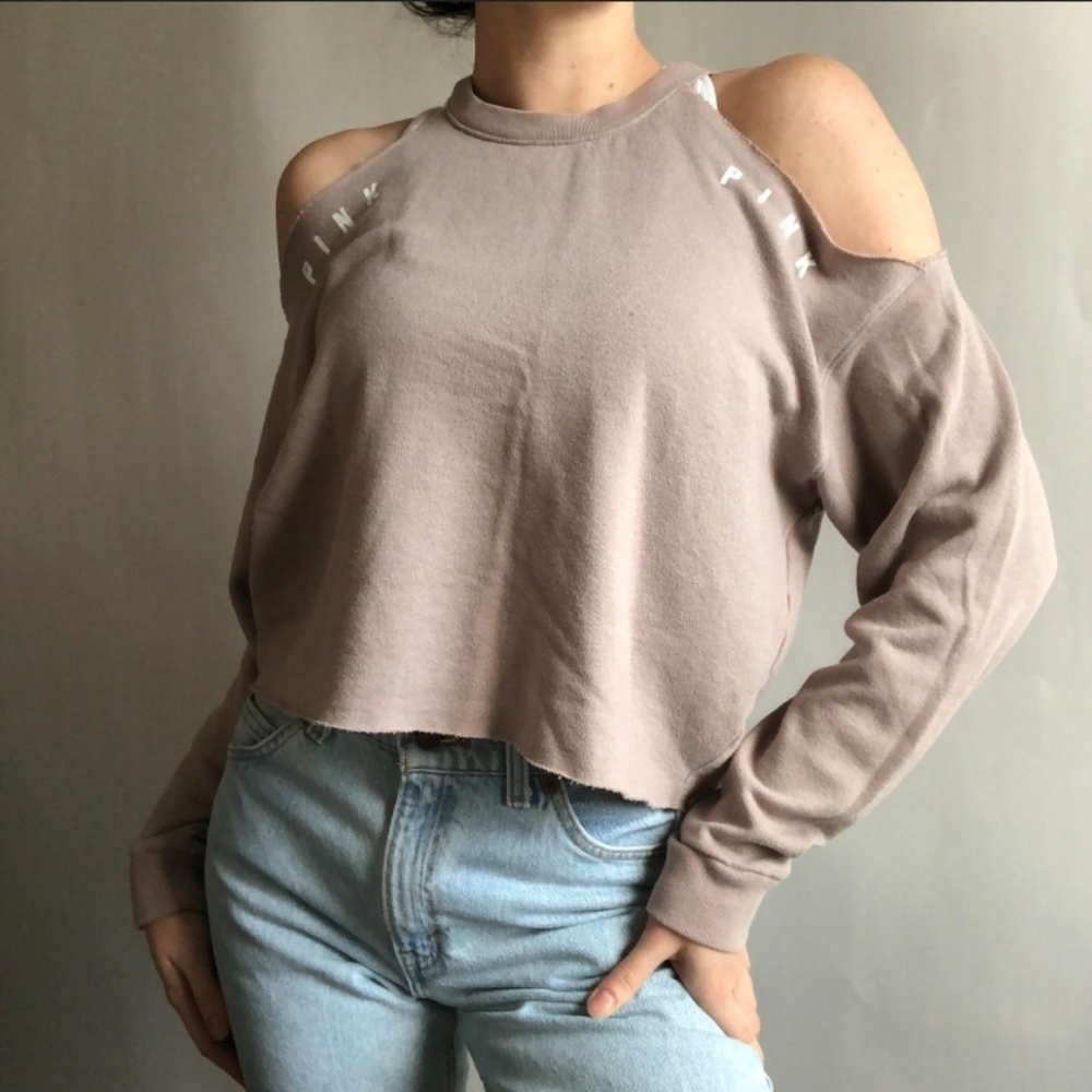 Victoria Secret PINK cut off sweat shirt